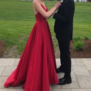 Sherri Hill Red Prom Dress, style number 51822